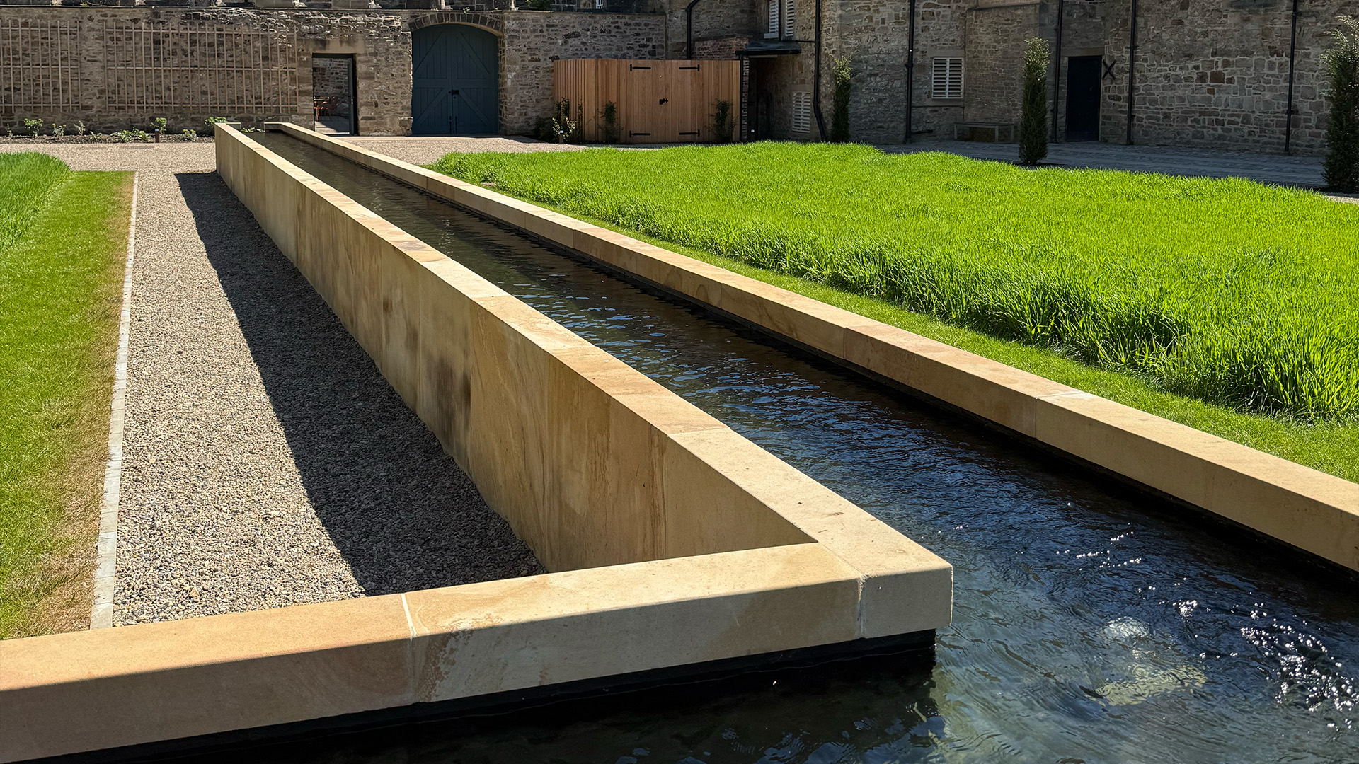 Auckland Palace Restoration Water Feature Cross Section 2